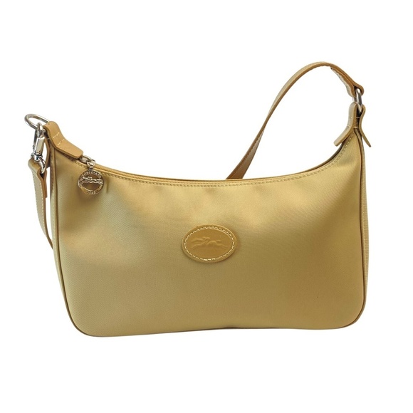 Longchamp Handbags - LONGCHAMP Vintage Nylon Shoulder Bag in Beige (READ DESCRIPTION)